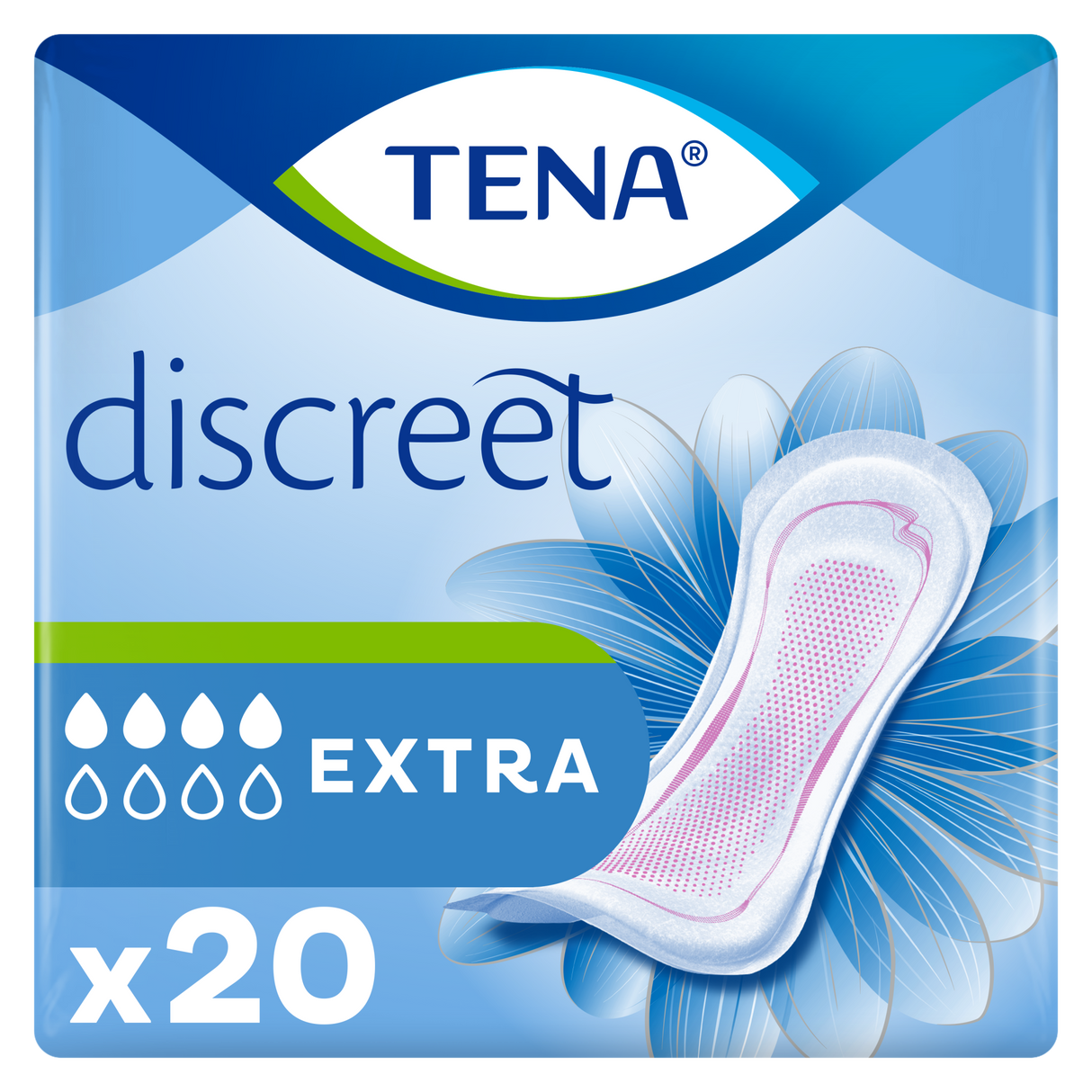 TENA Discreet Lady Extra - protections femme paquet de 20