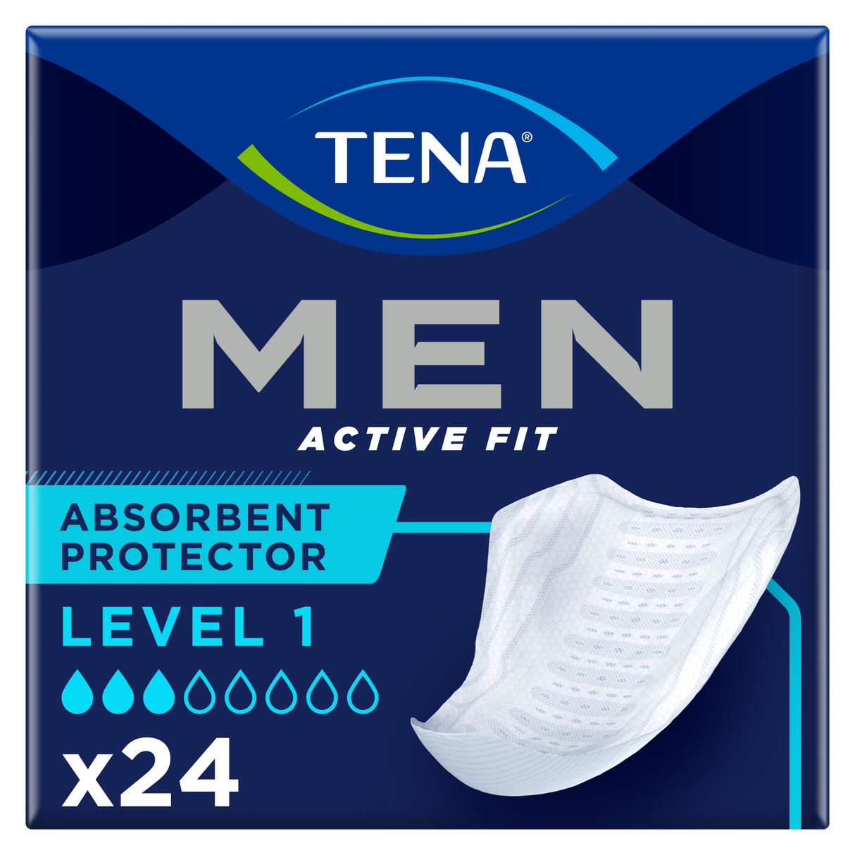TENA Men niveau 1 - protections homme - paquet de 24
