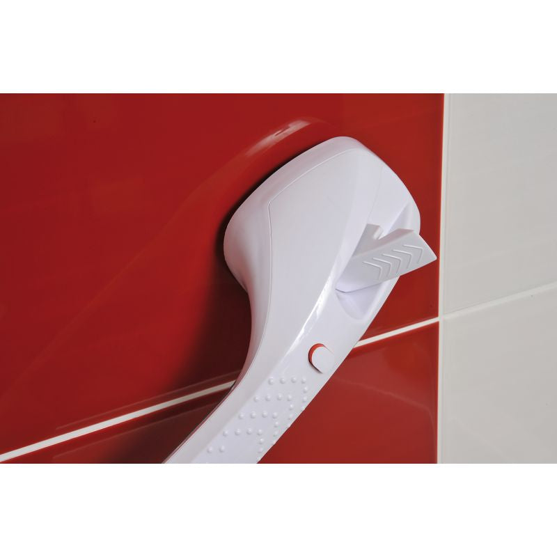 Barre d'Appui à Ventouses - 40 cm - Témoin de Vérrouillage