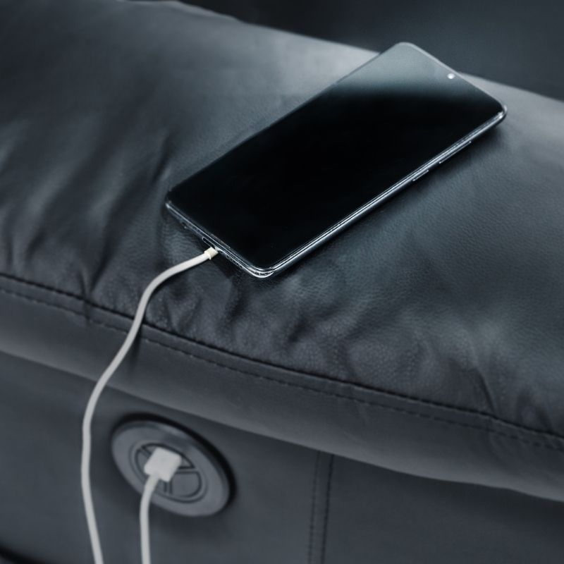 Fauteuil Releveur Massant Chauffant - Noir