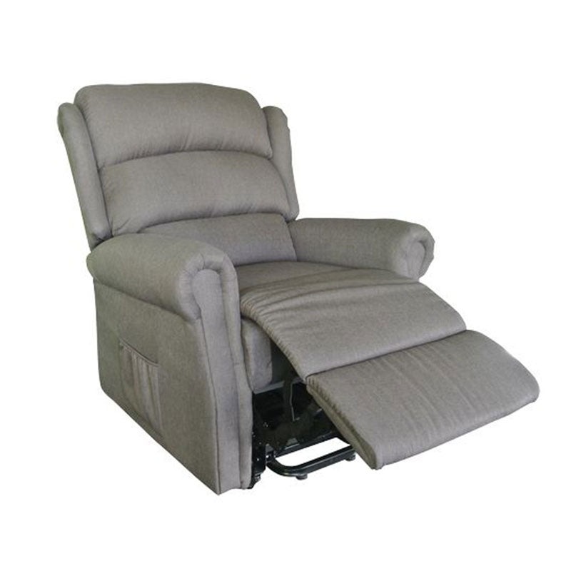 Fauteuil Renaissance - 2 Moteurs Microfibre Taupe