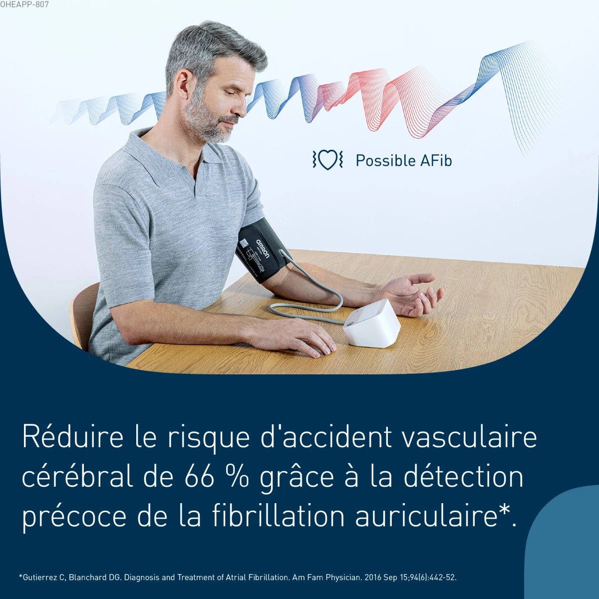 Tensiomètre au bras - OMRON M3 Confort AFIB