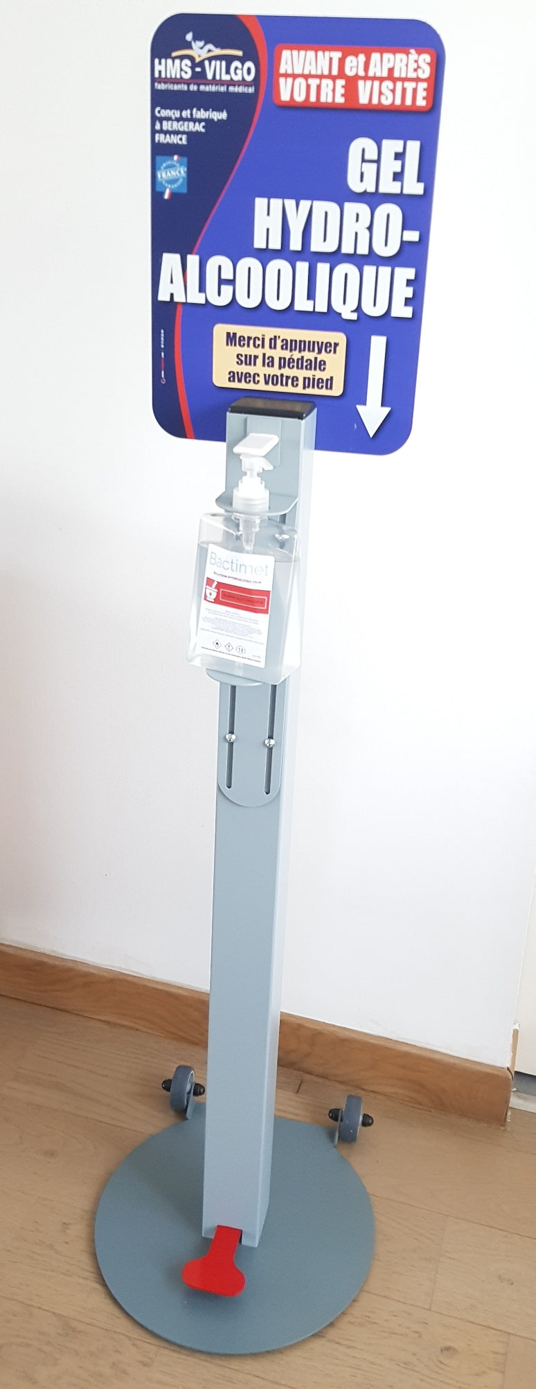 Distributeur de gel hydroalcoolique - à pédaleDalayrac