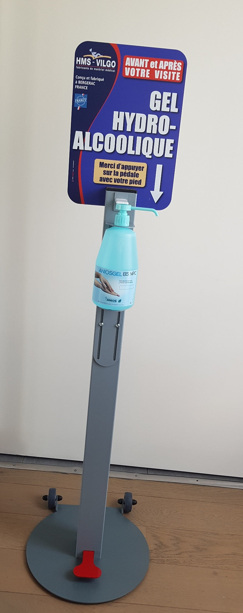 Distributeur de gel hydroalcoolique - à pédaleDalayrac