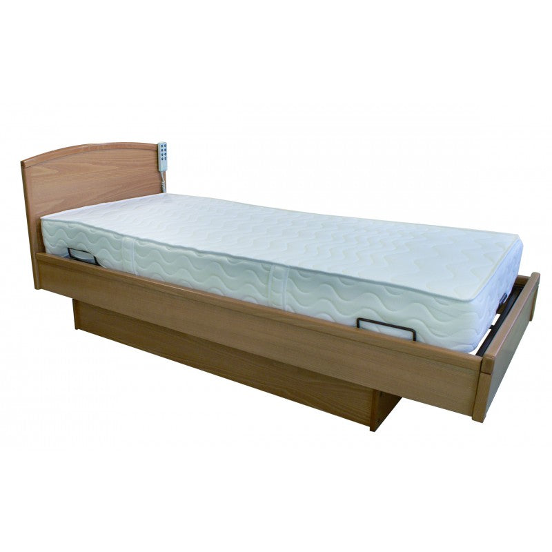 Lit releveur, lit médical Fortissimo-Gamme comfort -Releve Jambe electrique -120cm et potence incluse .lit medicalDalayrac