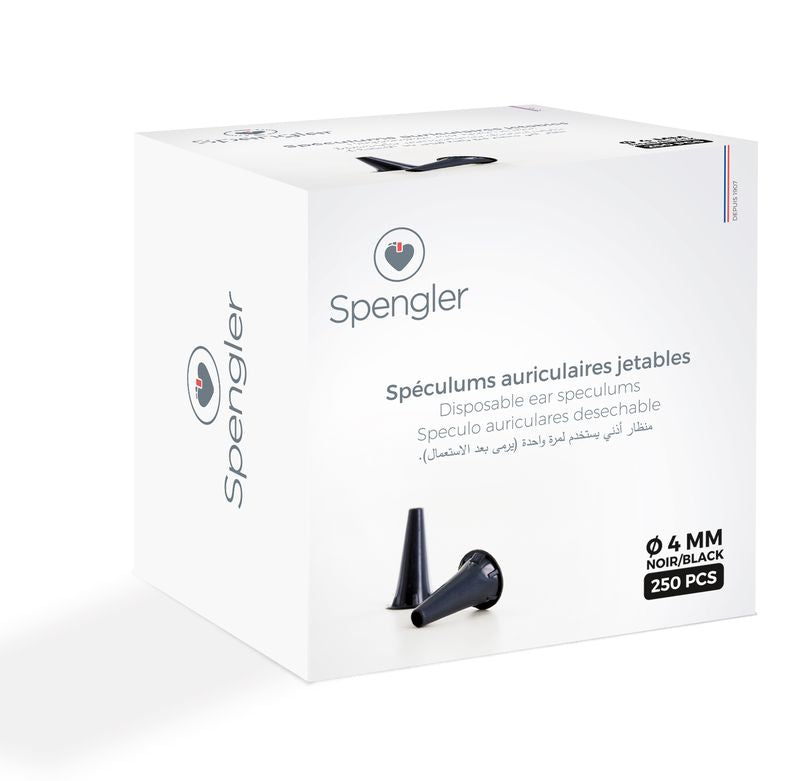 Spéculums Auriculaires 2,5 mm - Boite de 250