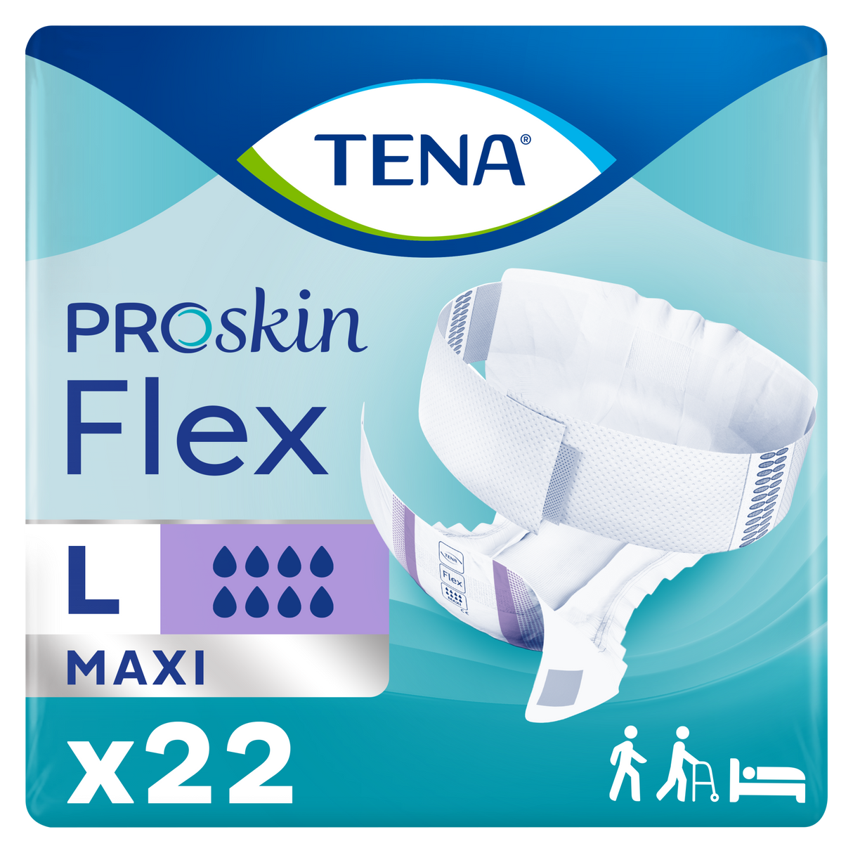 TENA Flex ProSkin MAXI, paquet de 22