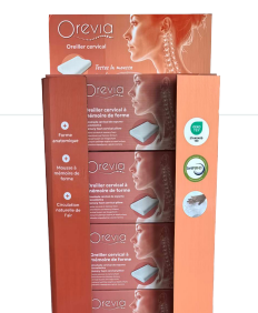Oreiller à Mémoire de Forme OREVIA