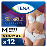 TENA Silhouette Normal Blanc Medium - sous vêtement femme