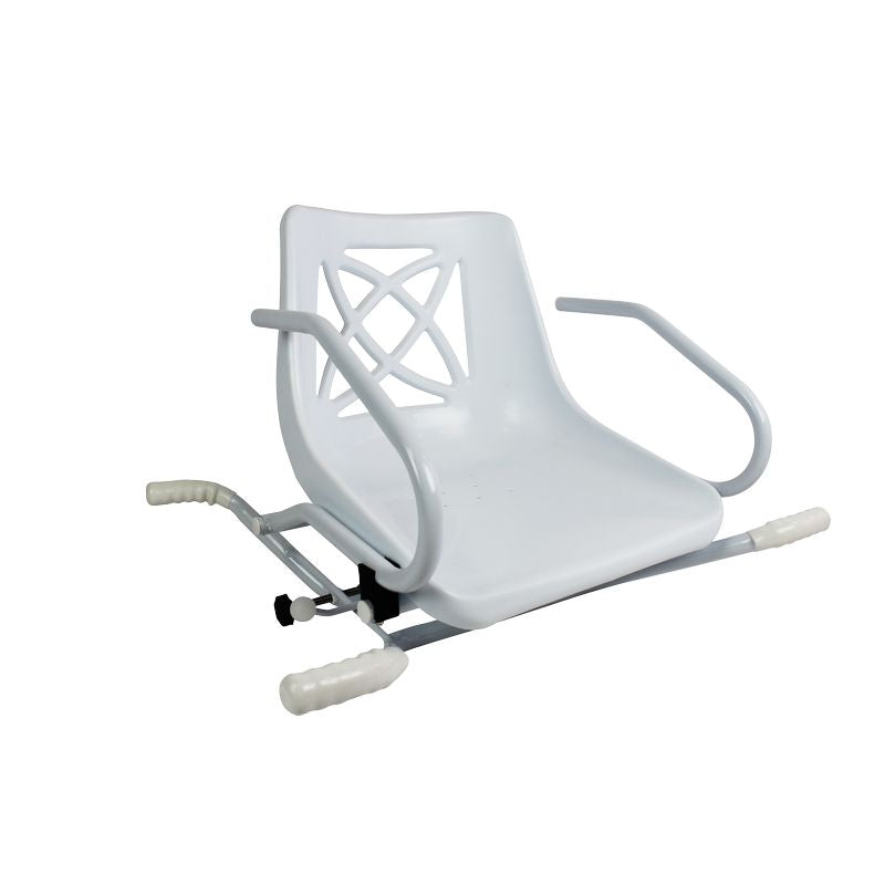 Fauteuil de Bain Pivotant Accoudoirs Relevables