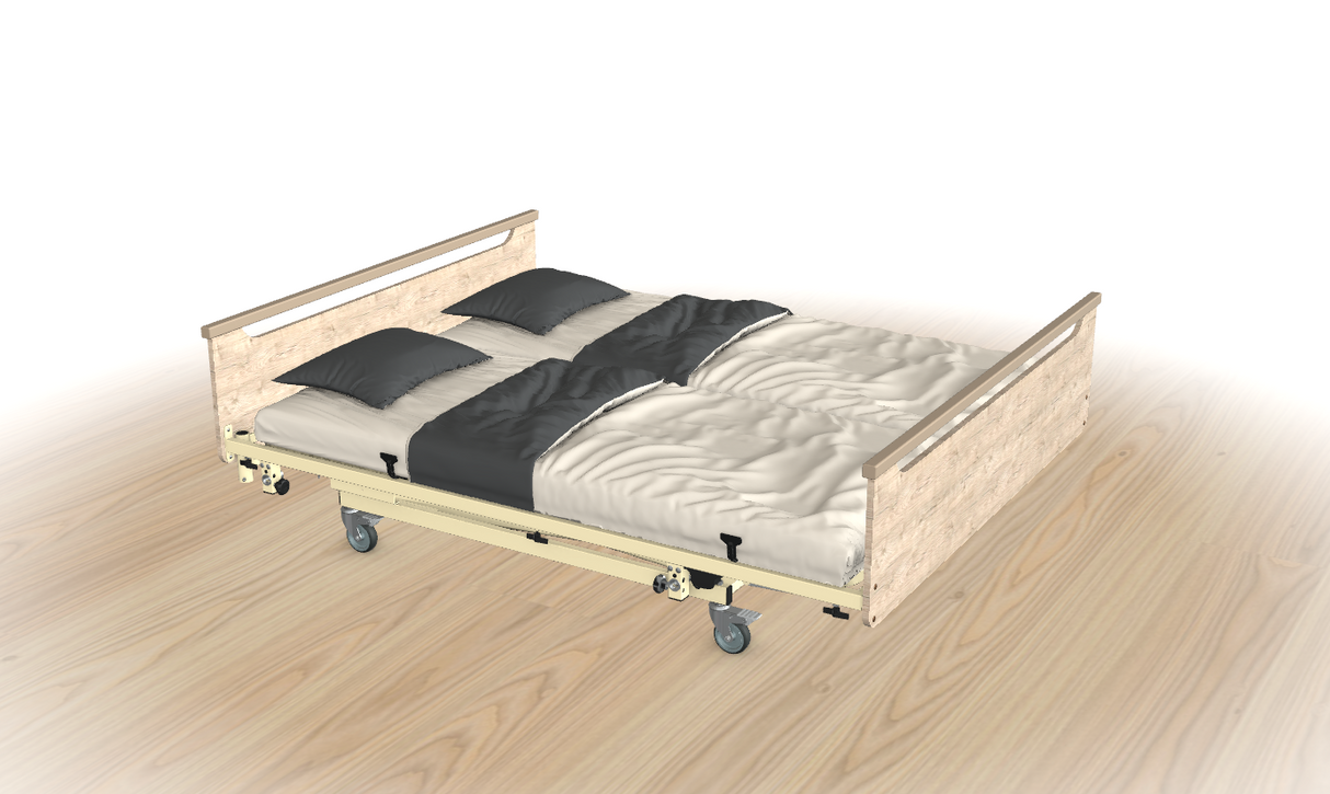 Lit releveur double HARMONIE  LM3064W - 180 cm