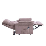 Fauteuil Releveur Diamant - tissu gris - 2 moteurs - STANDARD
