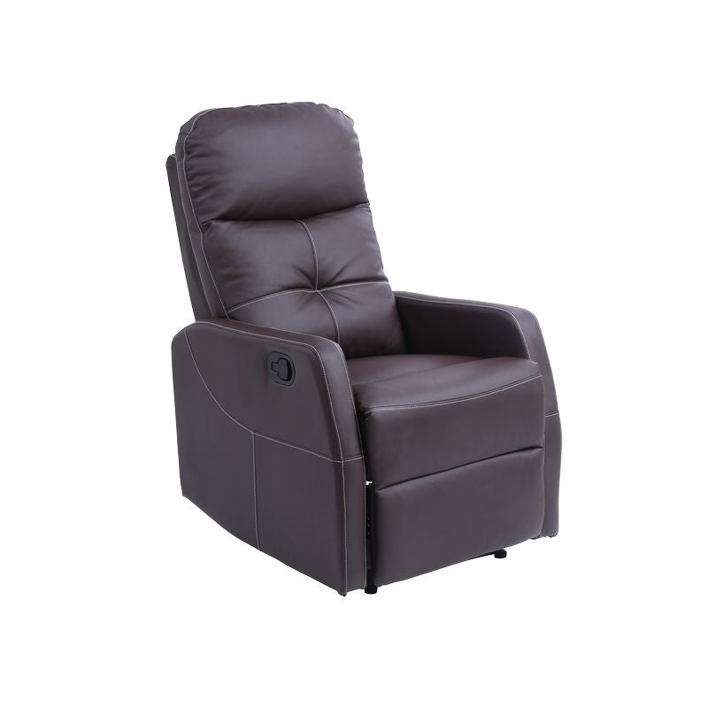 Fauteuil de Relaxation MERCATO - simili-cuir chocolat