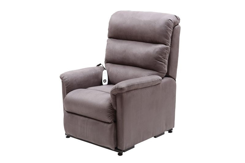 Fauteuil Perle Microfibre STANDARD Taupe - 1 moteur