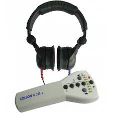 K10.2 audiometre Colson manuel, casque DD45Dalayrac